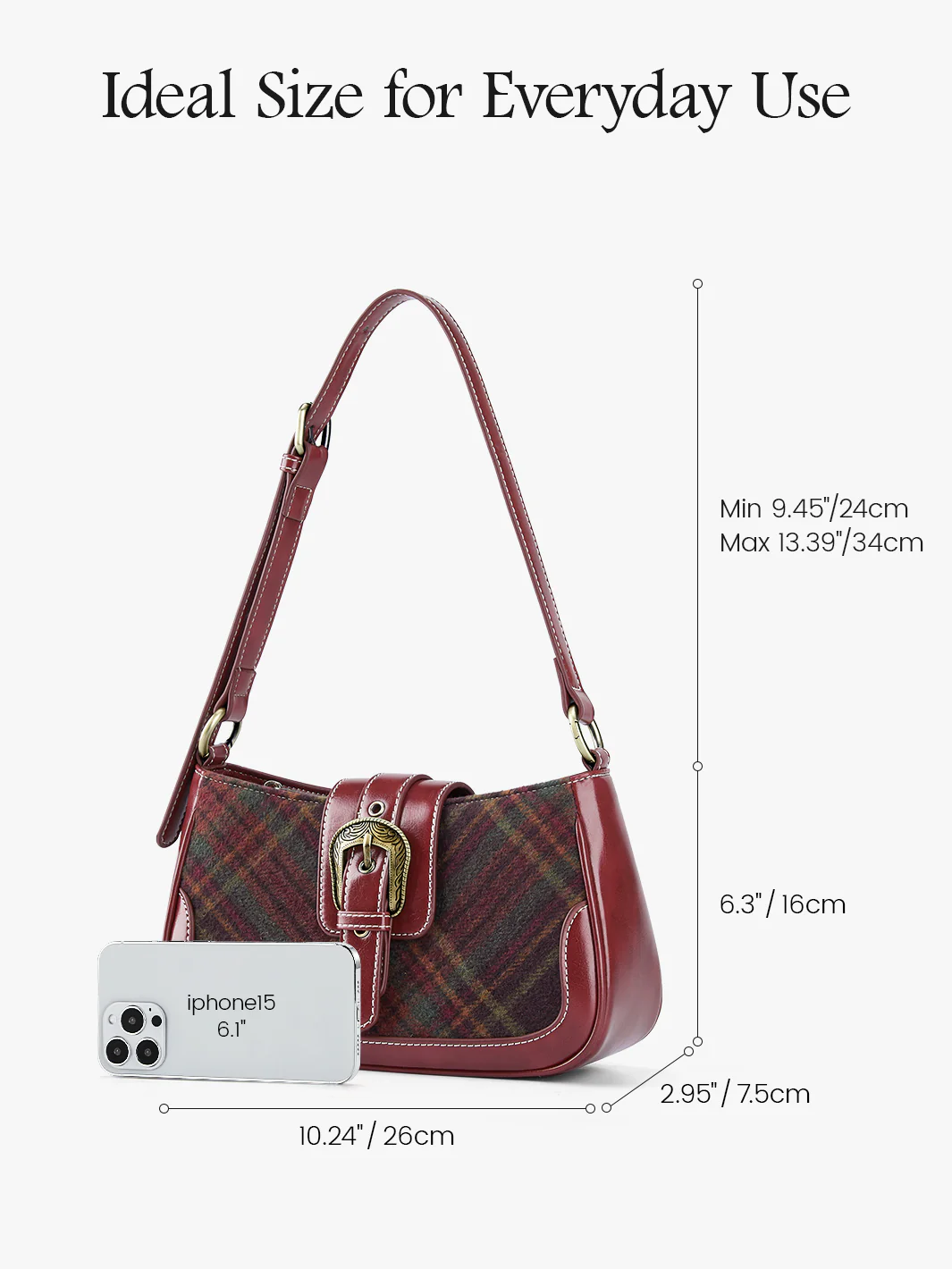 Alison Vintage Daily Shoulder Bag - Image 19