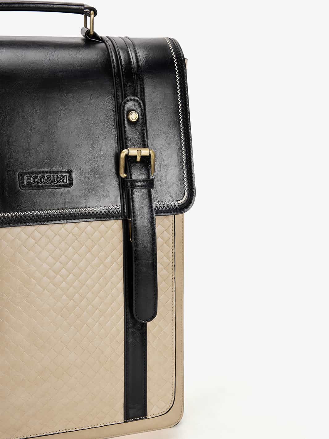 Dolce Weave Vegan Leather 15.6-Inch Backpack - Image 18