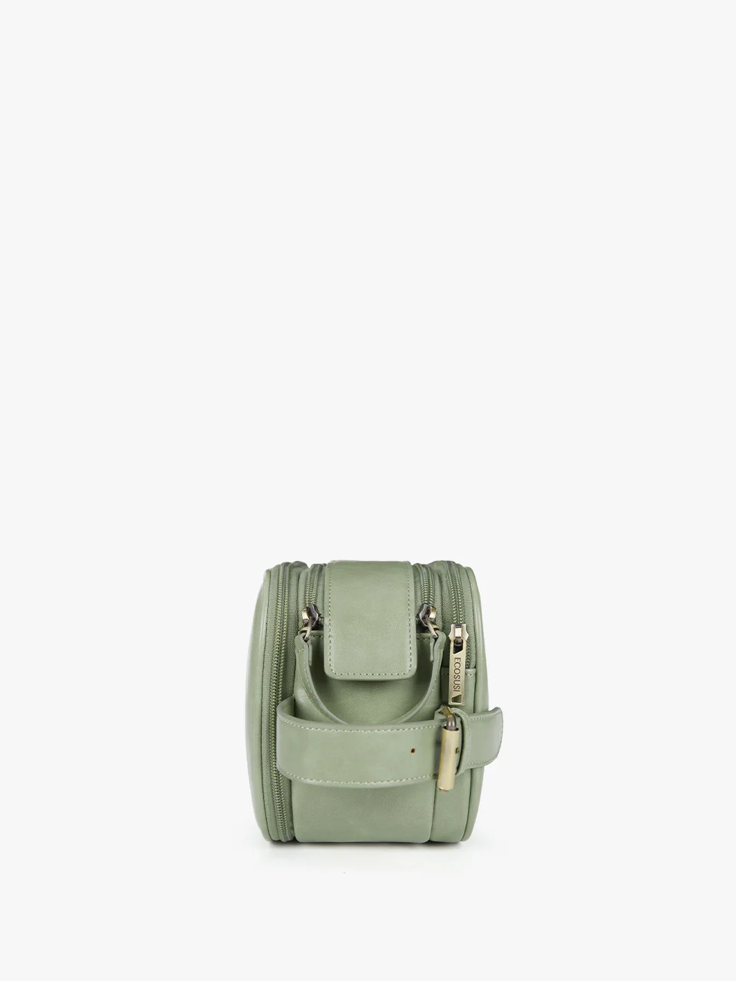 Elena Large Vegan Leather Toiletry Bag - Image 10