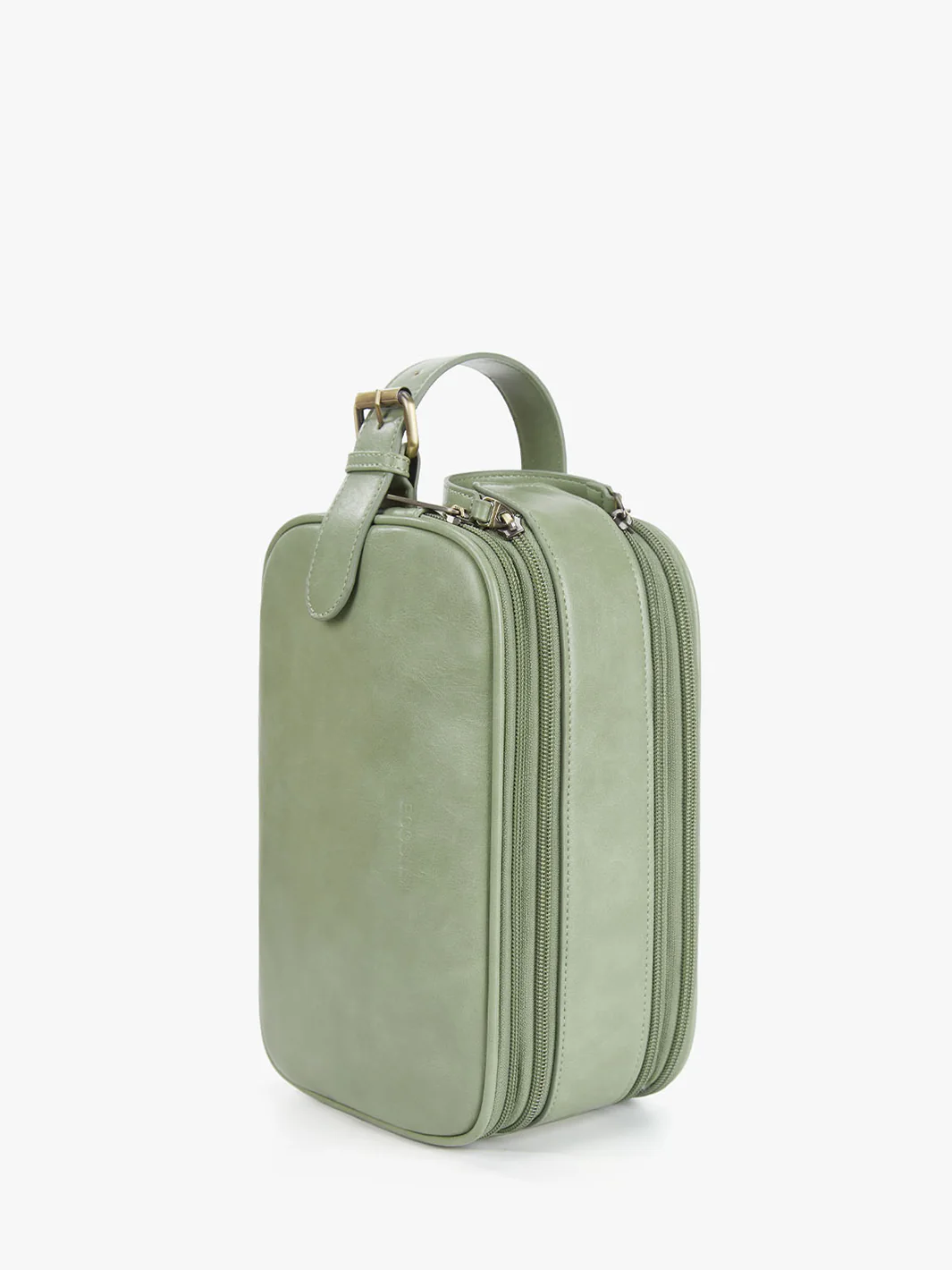 Elena Large Vegan Leather Toiletry Bag - Image 11