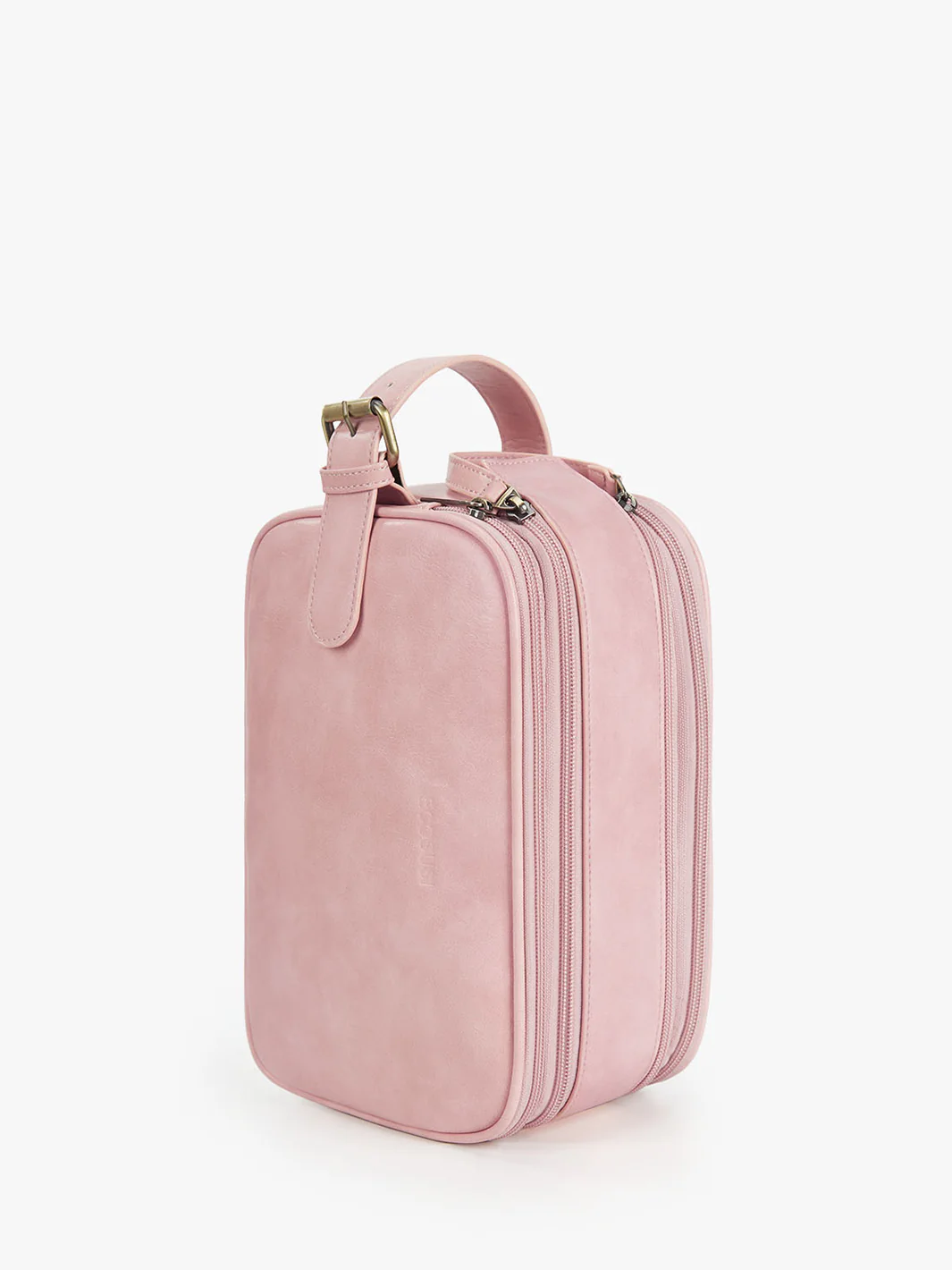Elena Large Vegan Leather Toiletry Bag - Image 33
