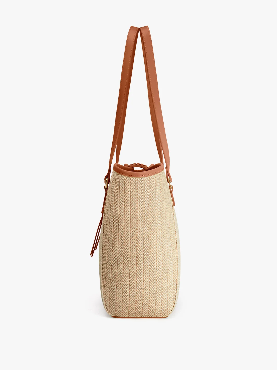 Marina Raffia Straw Tote Bag - Image 8