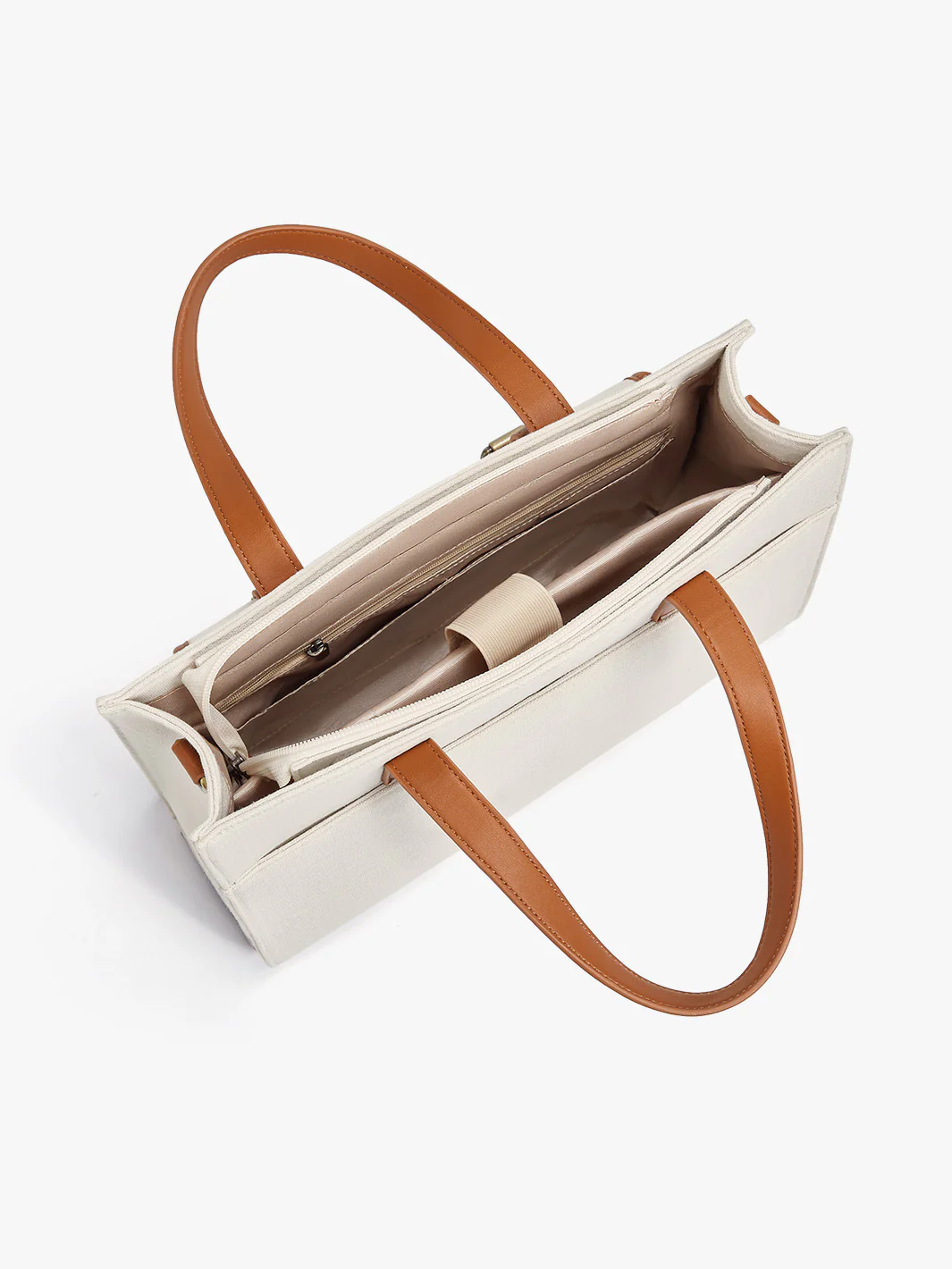 Olivia's Canvas 13" Vegan Leather Tote - Image 12