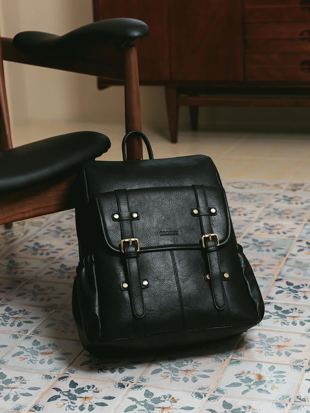 Scarlett Flip Zipper Vegan 15.6-Inch Backpack - Image 14