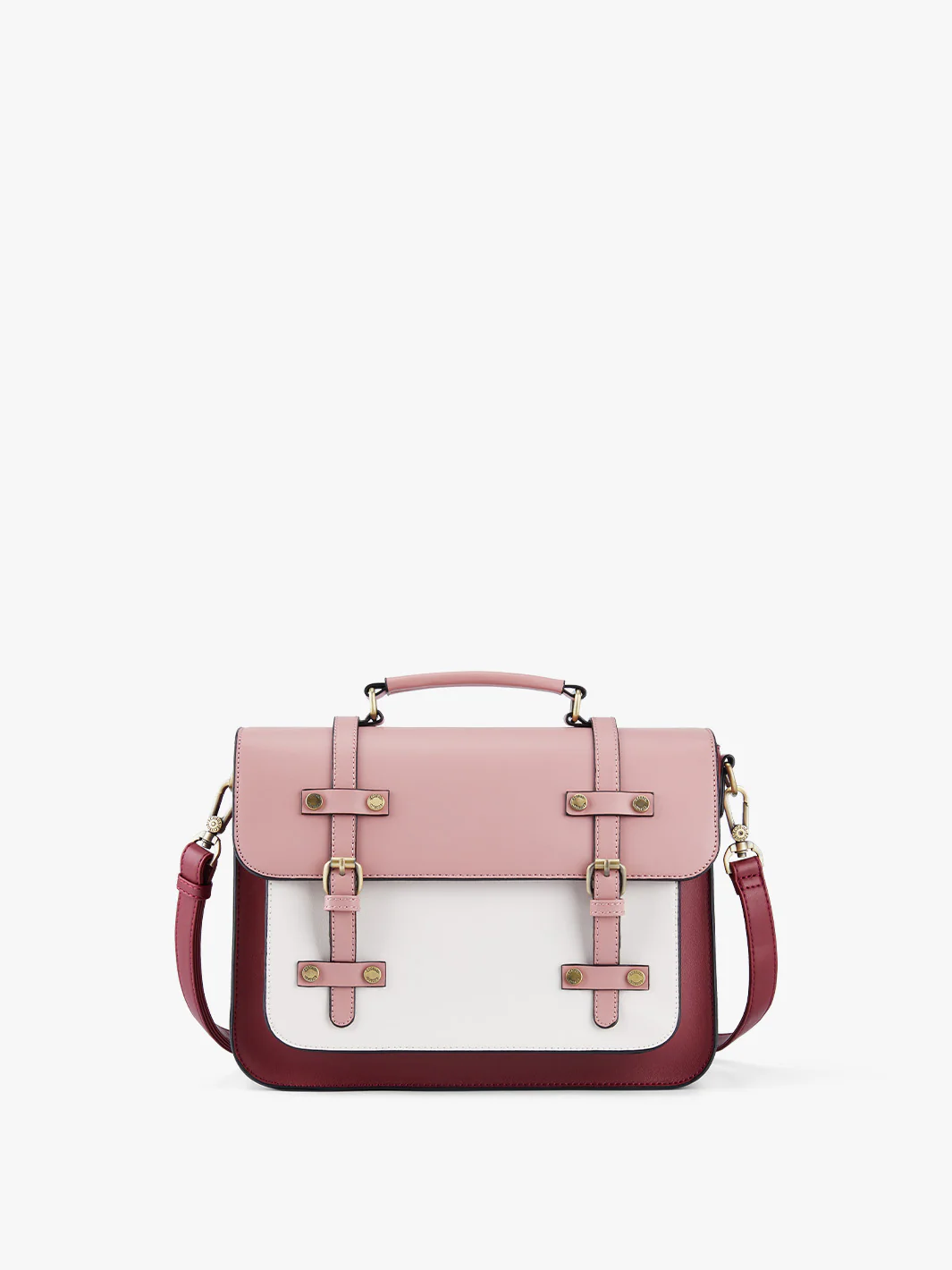Sombre Mini Crossbody Vintage Briefcase - Image 13