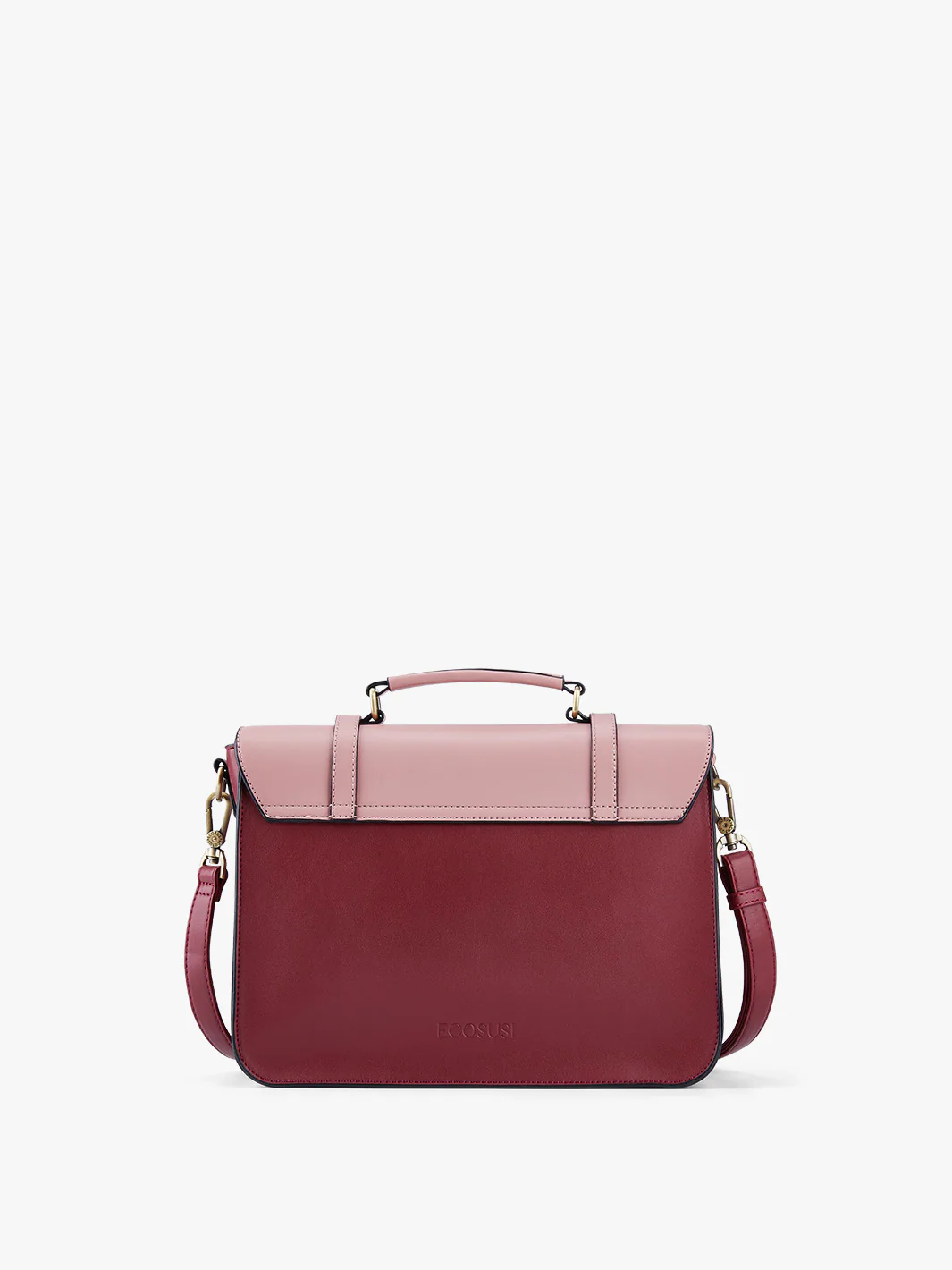 Sombre Mini Crossbody Vintage Briefcase - Image 22