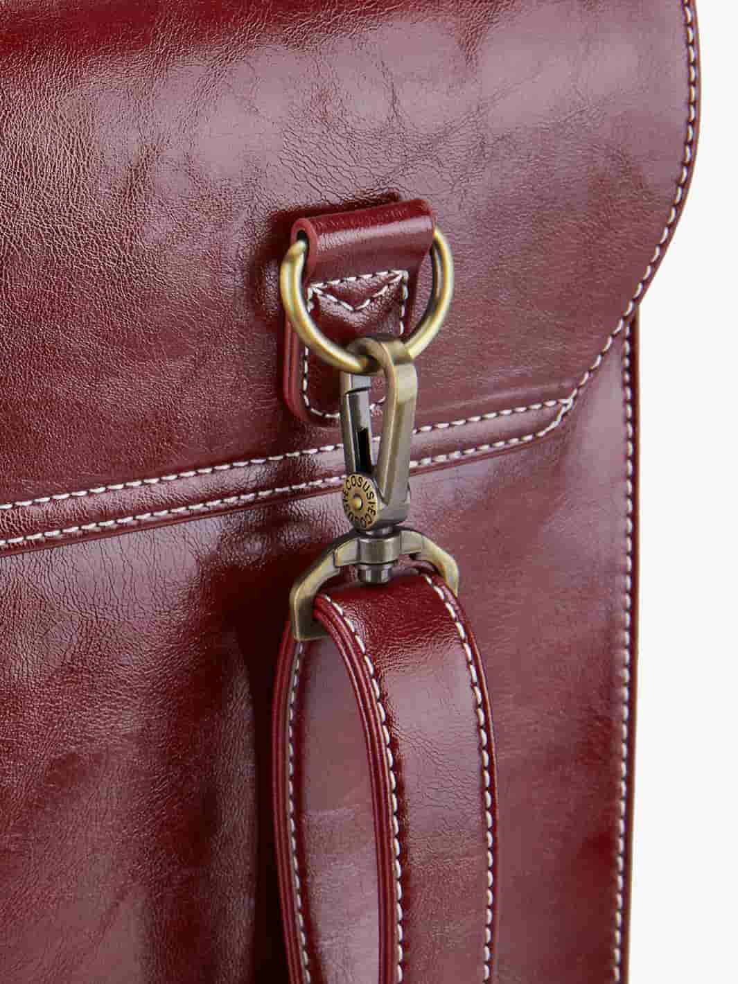 Wilder Vintage Leather 15.6-inch Laptop Backpack - Image 39