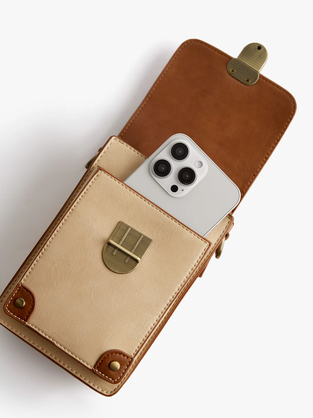 Women's Small Vintage Crossbody Cell Phone Pouch - Image 19